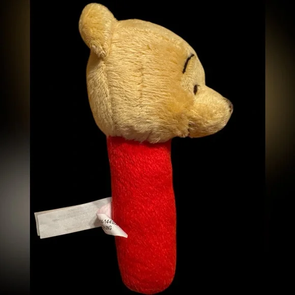 Disney Winnie the Pooh Plush Baby Rattle - Picture 3 of 4